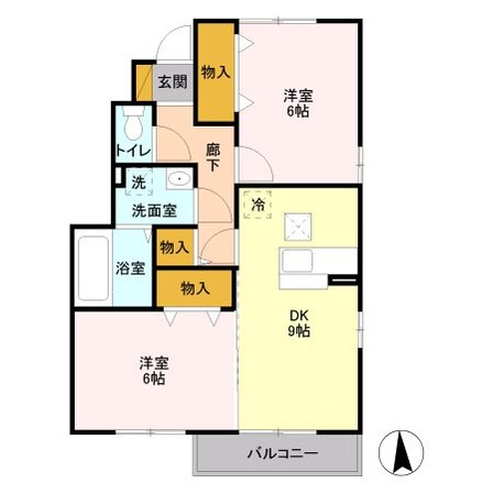 エオス　YMTの物件間取画像